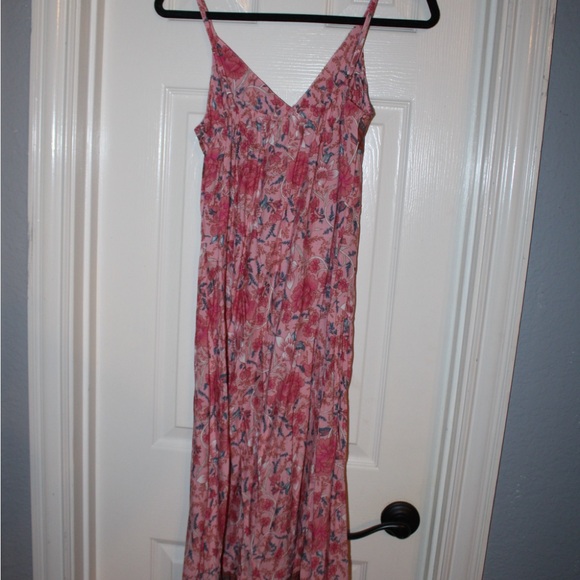 Floral Pink Maxi Dress - Picture 6 of 6